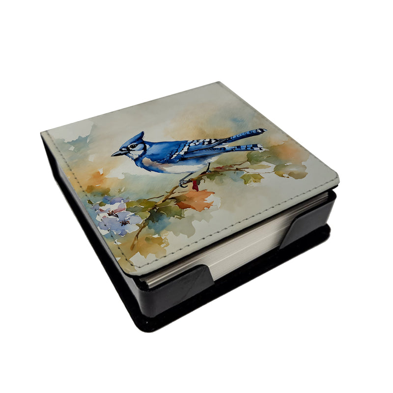 Blue Jay PU Leather Note Paper Holder