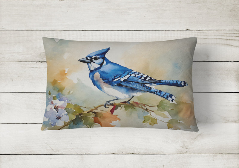 Blue Jay Throw Pillow