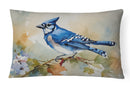 Blue Jay Throw Pillow