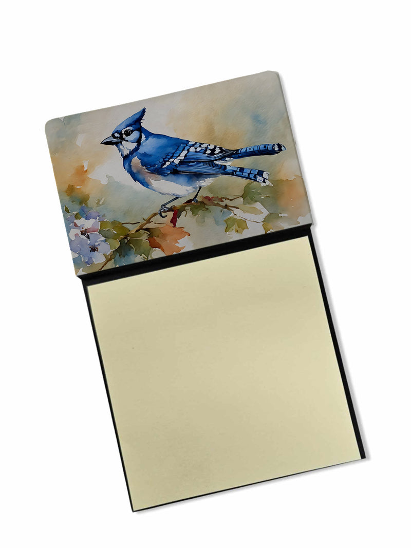 Blue Jay Sticky Note Holder- Refiilable Desk Accessory Note Pad