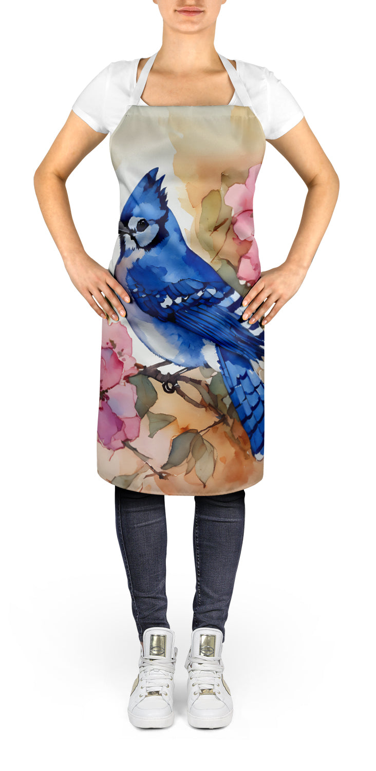 Blue Jay Apron – Artist-Designed Kitchen, BBQ & Craft Apron