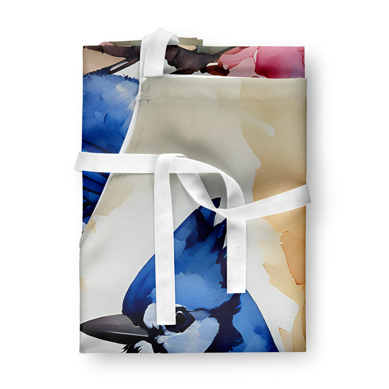 Blue Jay Apron – Artist-Designed Kitchen, BBQ & Craft Apron