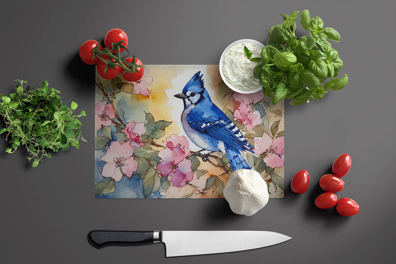 Blue Jay Glass Cutting Boards – Durable, Decorative Kitchen Art