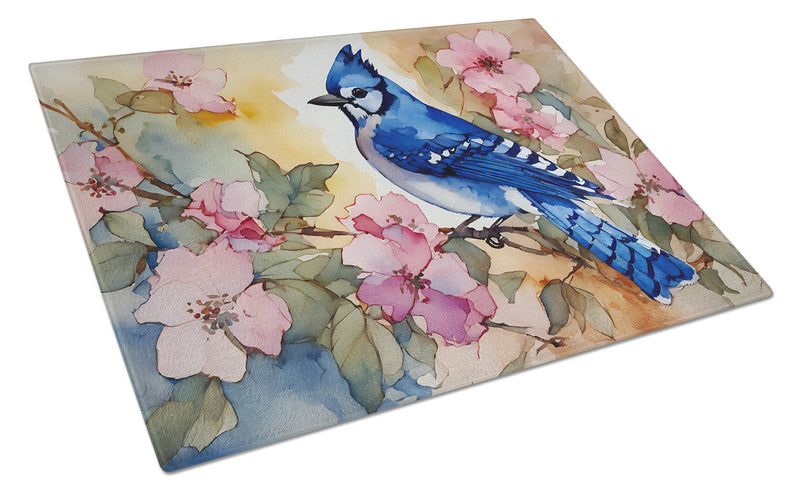 Blue Jay Glass Cutting Boards – Durable, Decorative Kitchen Art