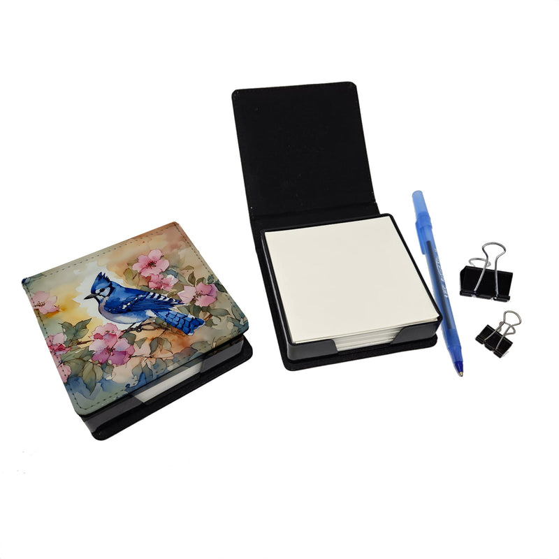 Blue Jay PU Leather Note Paper Holder