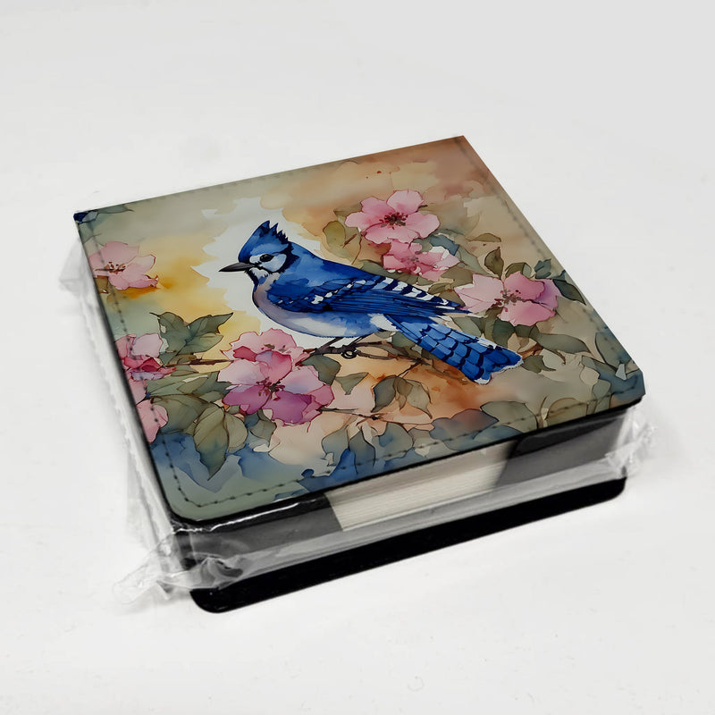 Blue Jay PU Leather Note Paper Holder