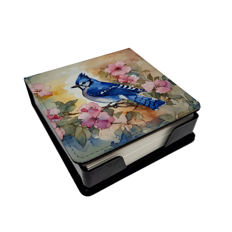 Blue Jay PU Leather Note Paper Holder