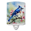 Blue Jay Ceramic Night Light
