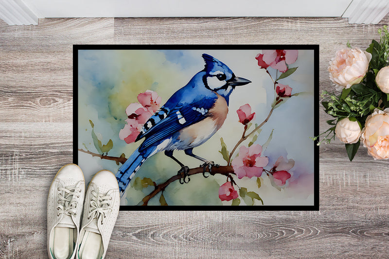 Blue Jay Doormat-24x36 Indoor / Outdoor Rug | Made in USA