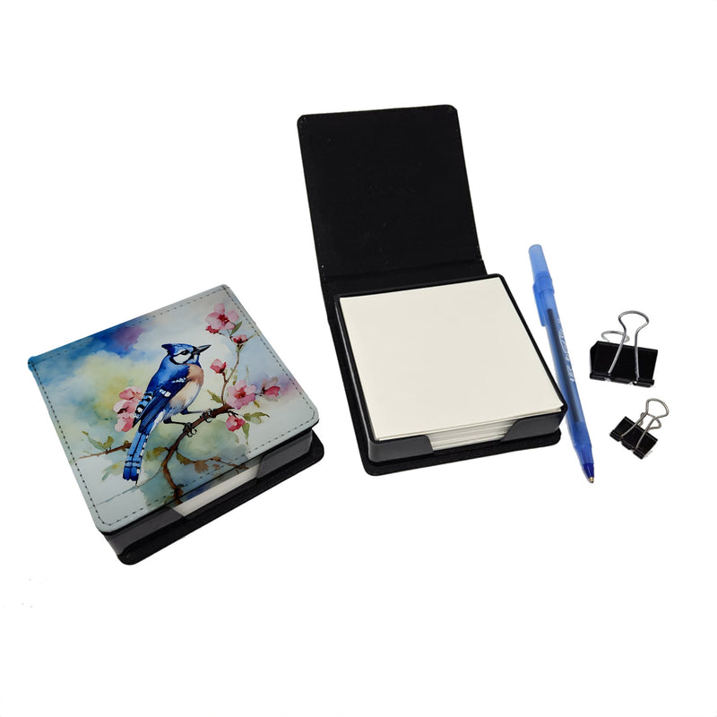 Blue Jay PU Leather Note Paper Holder