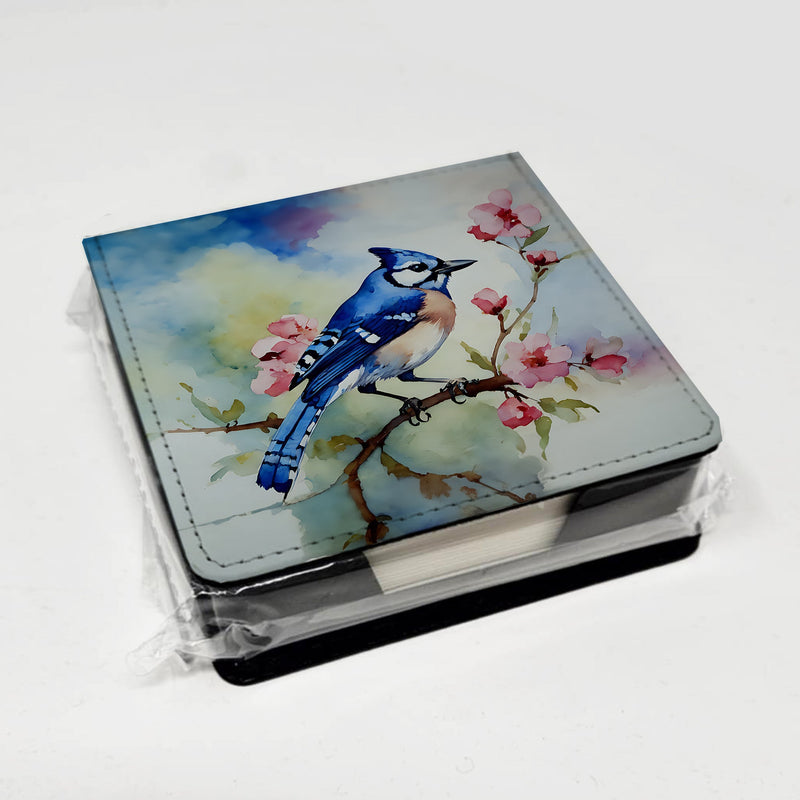 Blue Jay PU Leather Note Paper Holder