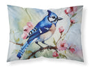 Blue Jay Standard Pillowcase – Artistic Decorative Front, White Back