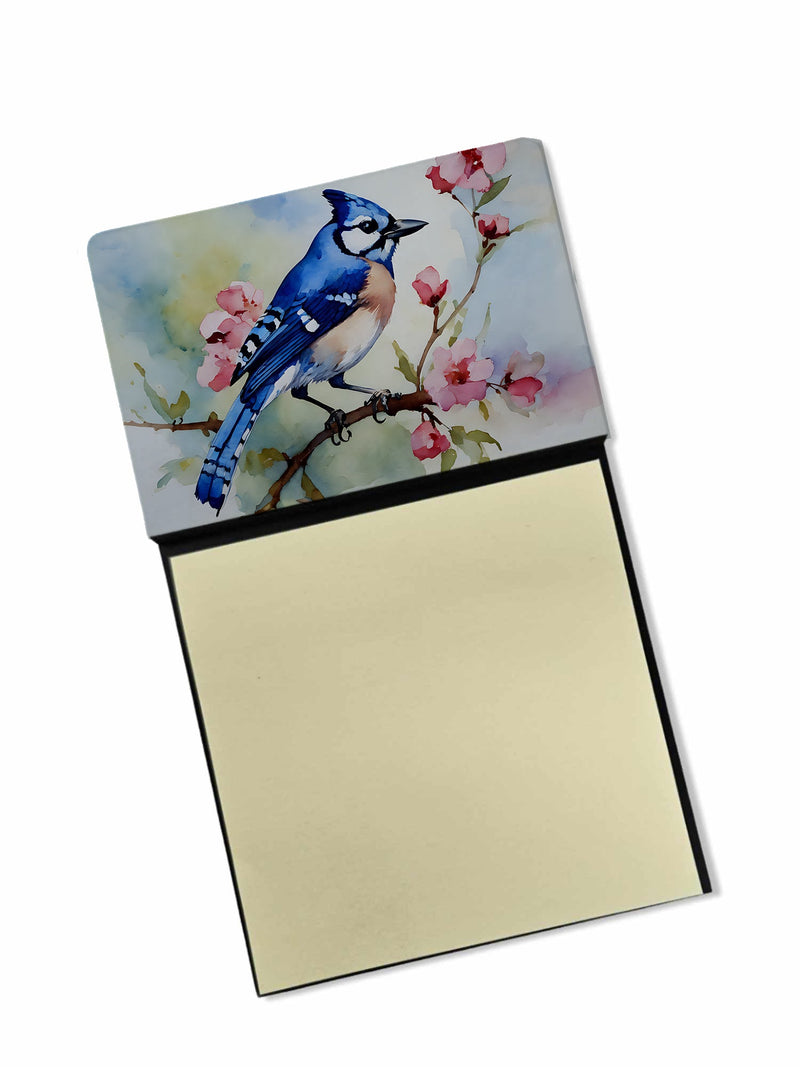 Blue Jay Sticky Note Holder- Refiilable Desk Accessory Note Pad