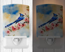 Blue Jay Ceramic Night Light