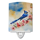 Blue Jay Ceramic Night Light