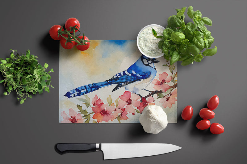 Blue Jay Glass Cutting Boards – Durable, Decorative Kitchen Art