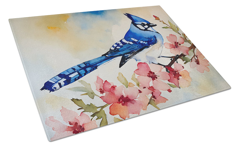 Blue Jay Glass Cutting Boards – Durable, Decorative Kitchen Art