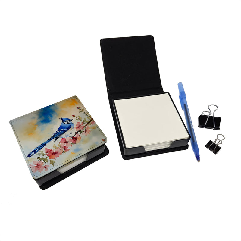 Blue Jay PU Leather Note Paper Holder
