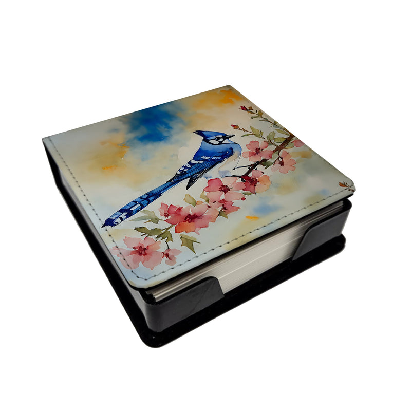 Blue Jay PU Leather Note Paper Holder