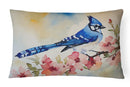 Blue Jay Throw Pillow