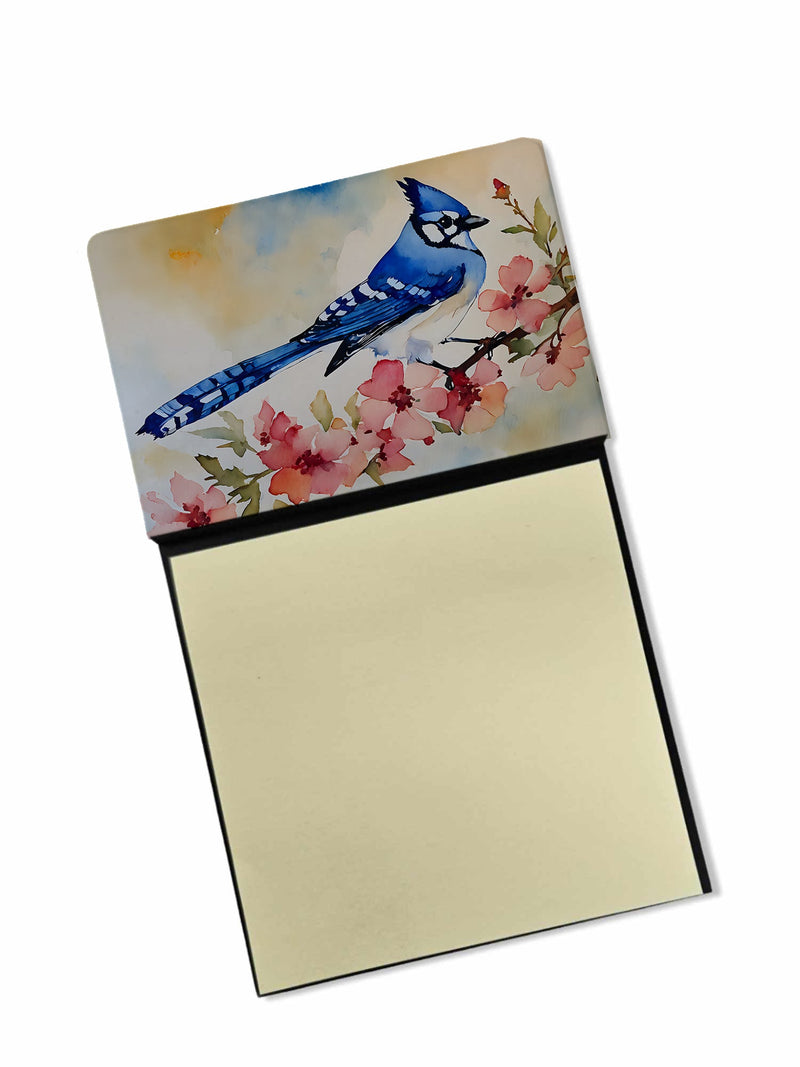 Blue Jay Sticky Note Holder- Refiilable Desk Accessory Note Pad