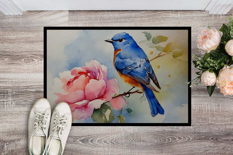 Bluebird Doormat-24x36 Indoor / Outdoor Rug | Made in USA