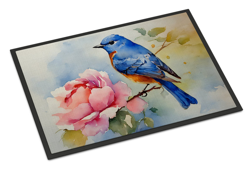 Bluebird Doormat-24x36 Indoor / Outdoor Rug | Made in USA