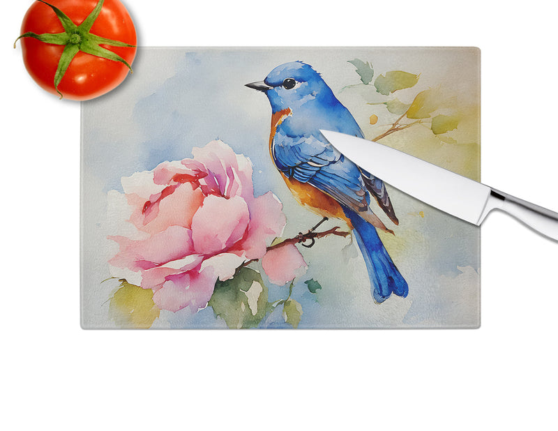 Bluebird Glass Cutting Boards – Durable, Decorative Kitchen Art