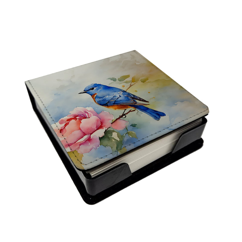 Bluebird PU Leather Note Paper Holder