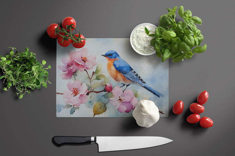 Bluebird Glass Cutting Boards – Durable, Decorative Kitchen Art