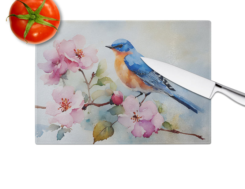 Bluebird Glass Cutting Boards – Durable, Decorative Kitchen Art