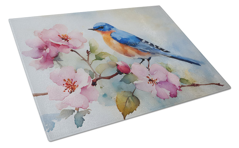 Bluebird Glass Cutting Boards – Durable, Decorative Kitchen Art