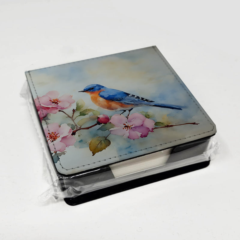 Bluebird PU Leather Note Paper Holder