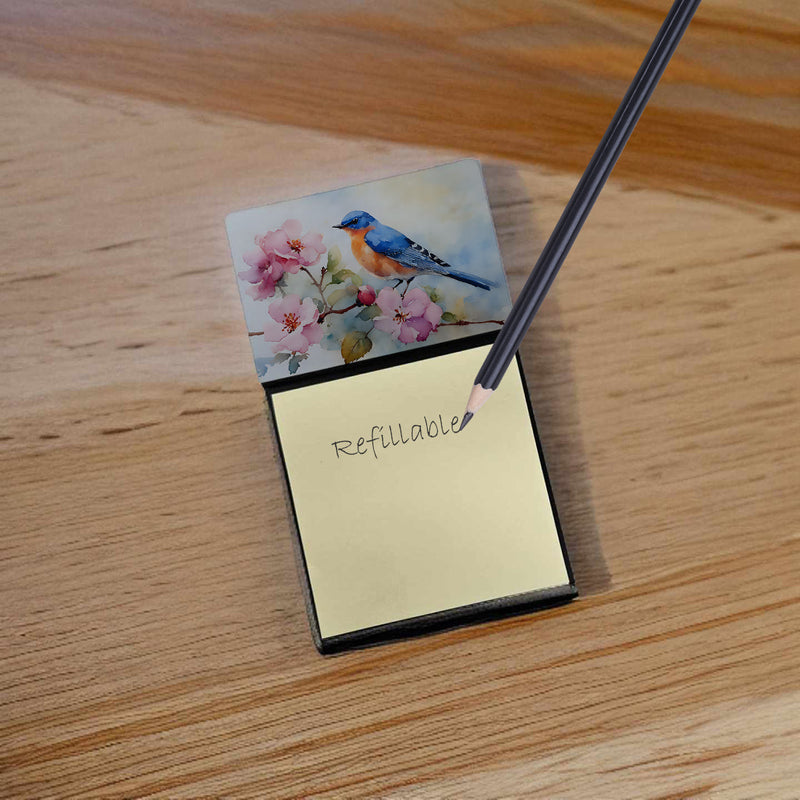 Bluebird Sticky Note Holder- Refiilable Desk Accessory Note Pad