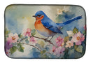 Bluebird Dish Drying Mat