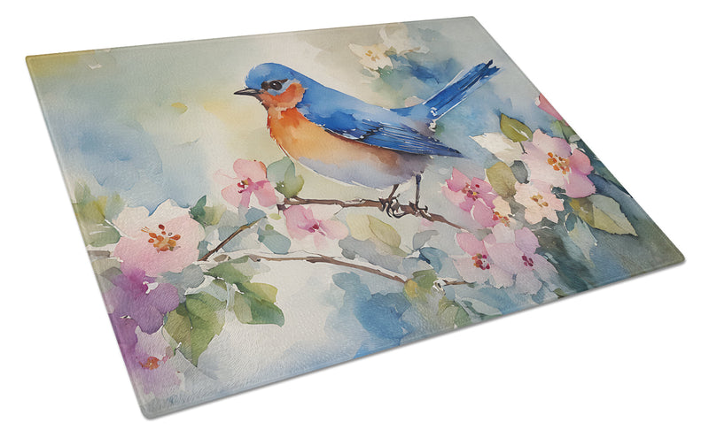 Bluebird Glass Cutting Boards – Durable, Decorative Kitchen Art