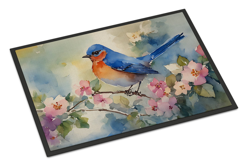 Bluebird Doormat - 18X27 Indoor / Outdoor Rug | Made in USA