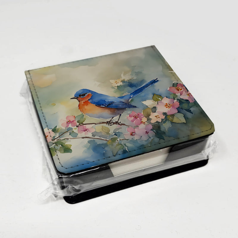 Bluebird PU Leather Note Paper Holder
