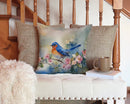 Bluebird Throw Pillow - 14x14 Decorative Pillow – Art for Your Home & Patio