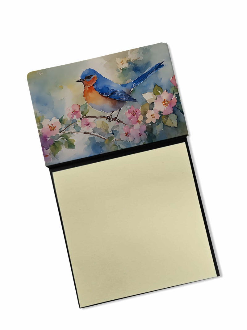 Bluebird Sticky Note Holder- Refiilable Desk Accessory Note Pad