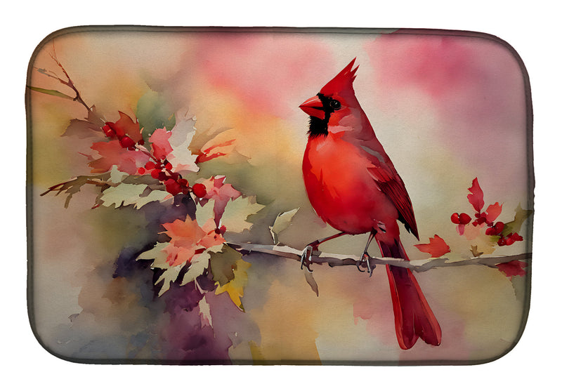 Cardinal Dish Drying Mat