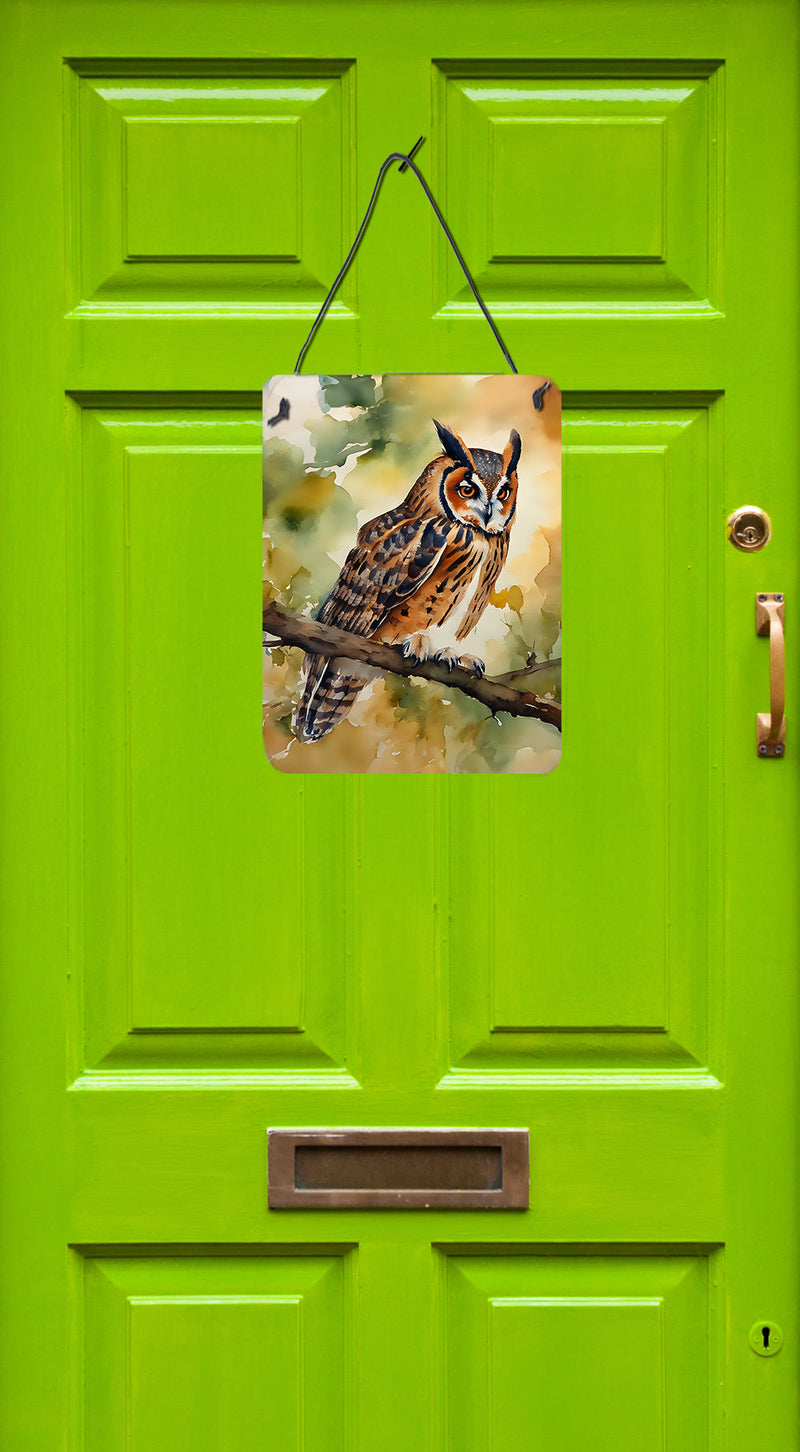 Long-Eared Owl Wall or Door Hanging Prints