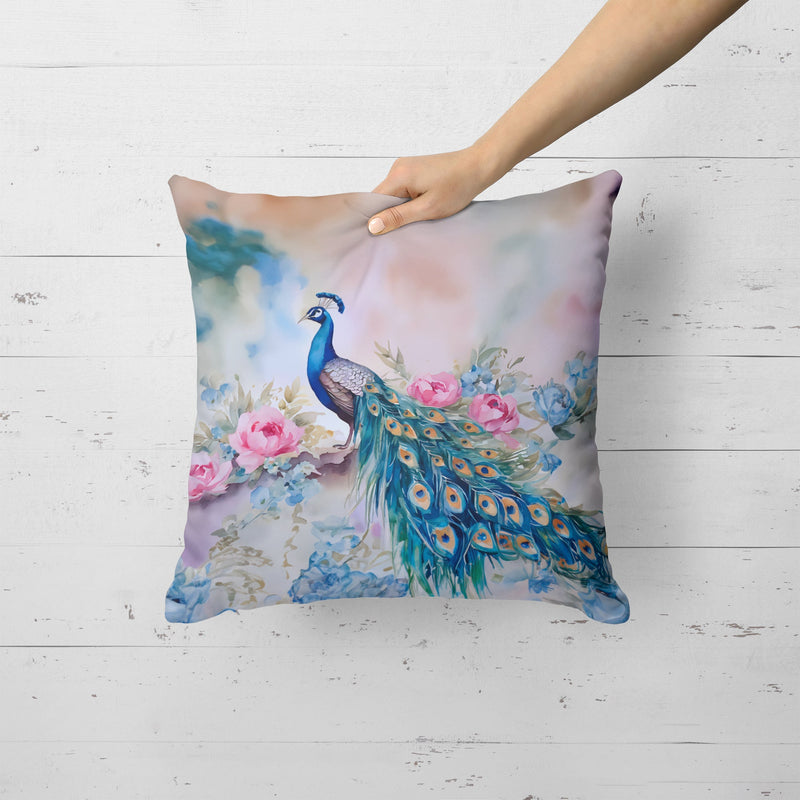 Peacock Throw Pillow