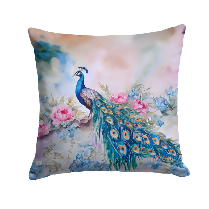 Peacock Throw Pillow