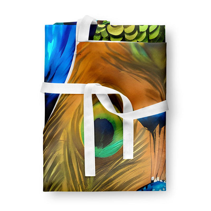 Peacock Apron – Artist-Designed Kitchen, BBQ & Craft Apron
