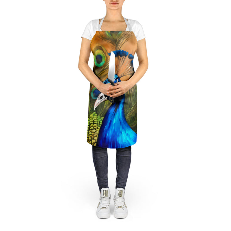 Peacock Apron – Artist-Designed Kitchen, BBQ & Craft Apron