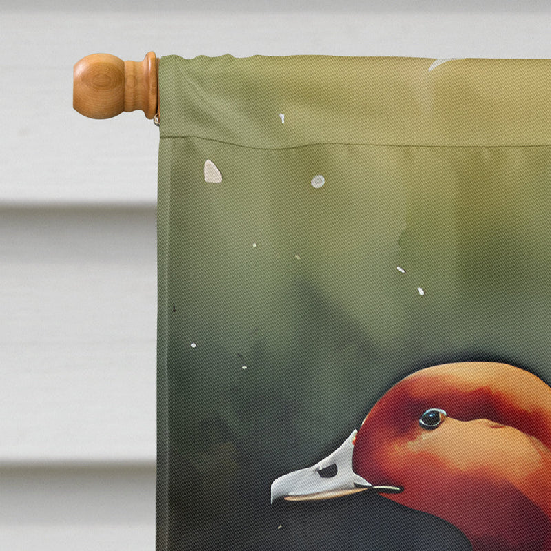 Redhead Duck House Flag