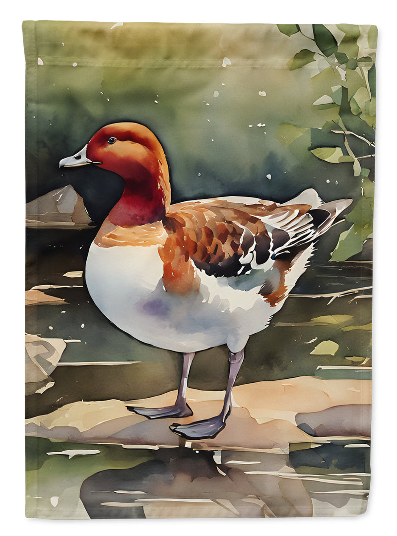 Redhead Duck House Flag