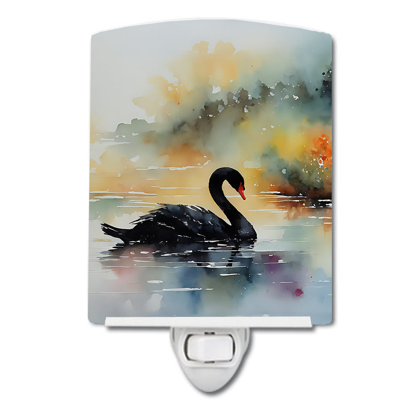 Black Swan Ceramic Night Light