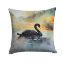 Black Swan Throw Pillow - 14x14 Decorative Pillow – Art for Your Home & Patio